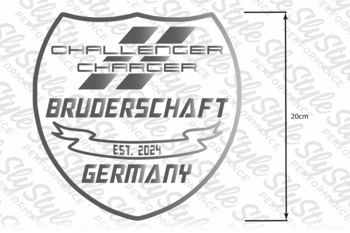 Challenger Bruderschaft Germany - Aufkleber – Bild 3