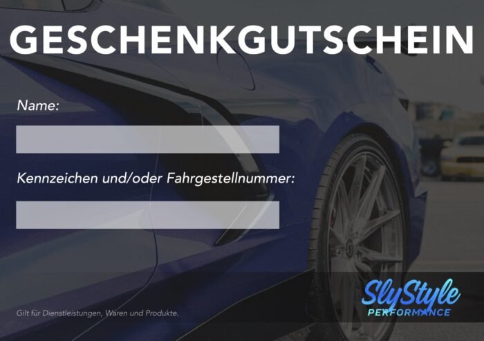 SlyStyle Performance - Gutschein