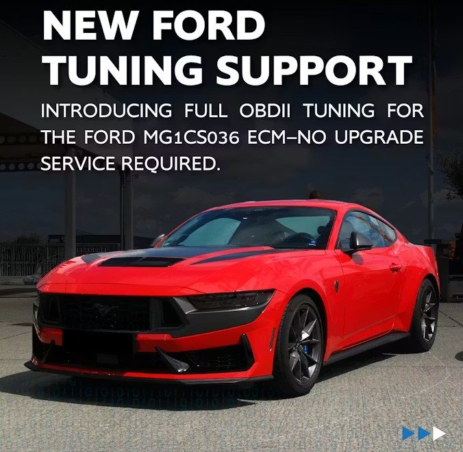 ECU-Softwareoptimierung – Ford Mustang S650 GT & Dark Horse