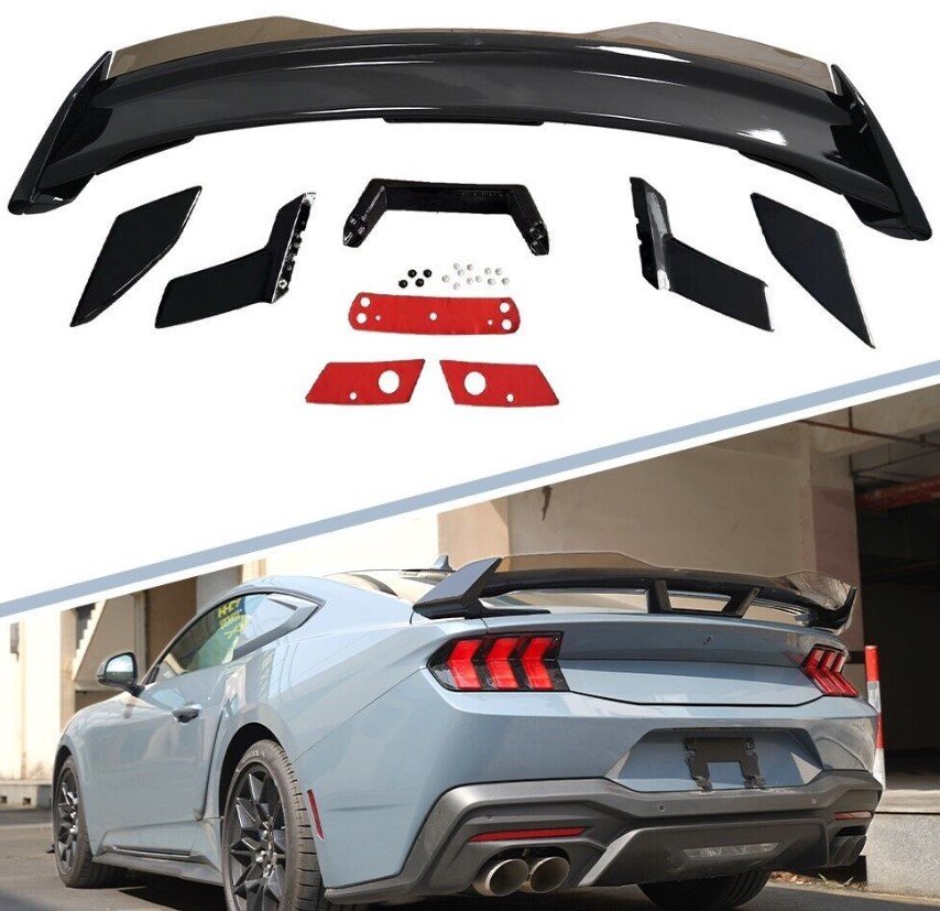 Ford Mustang S650 - Dark Horse Style Spoiler 2024+ w/Gurney Flap – Bild 4